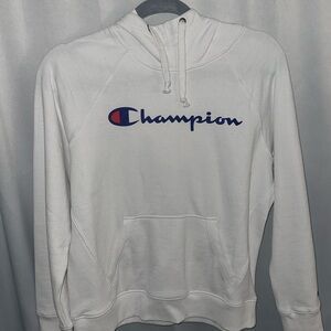 White Champion hoodie